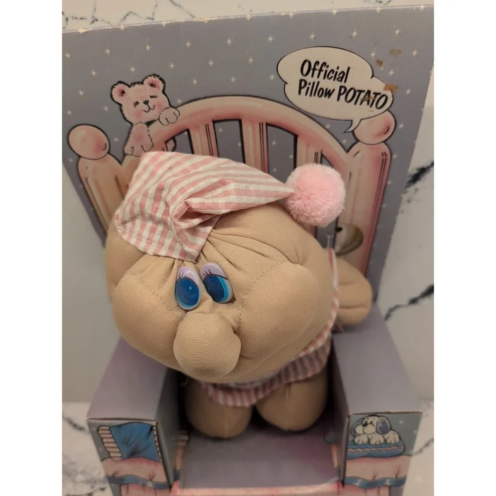 Vintage 1988 DanDee Bedtime Potato Funny‎ Plush NIB